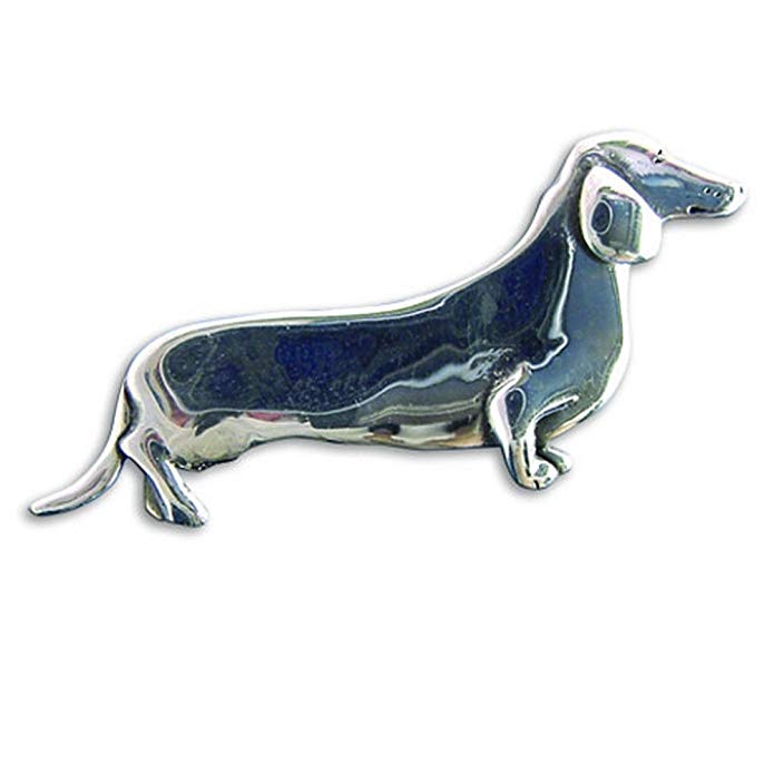 Sterling Silver Dachshund Pin by The Magic Zoo