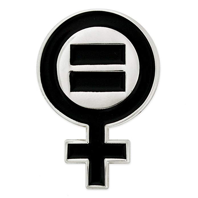 PinMart Venus Symbol Women's Equal Rights Feminism Lapel Pin