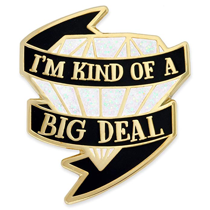 PinMart I'm Kind of a Big Deal Diamond Trendy Enamel Lapel Pin