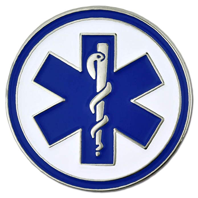 PinMart Emergency Medical Technicians EMT Lapel Pin