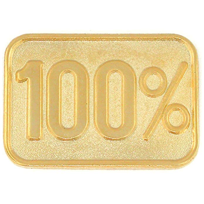 PinMart 100% Gold Corporate Service Lapel Pin