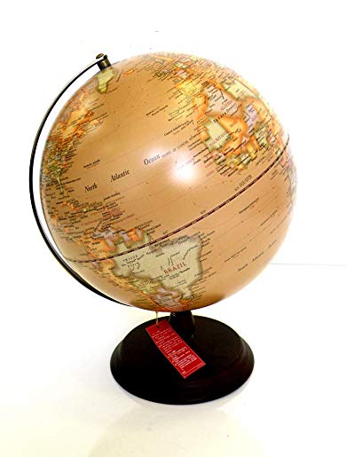 12 inches Antique Ocean Globe for Home & School.