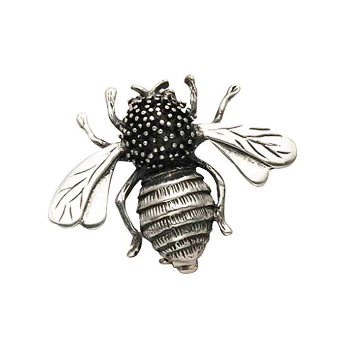 Wild Things Sterling Silver Bumble Bee Pin