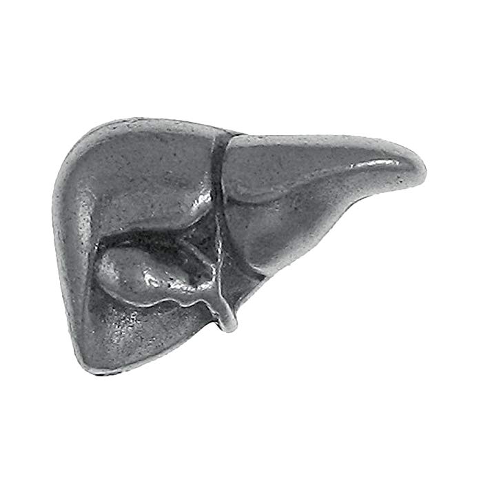 Jim Clift Design Liver Lapel Pin