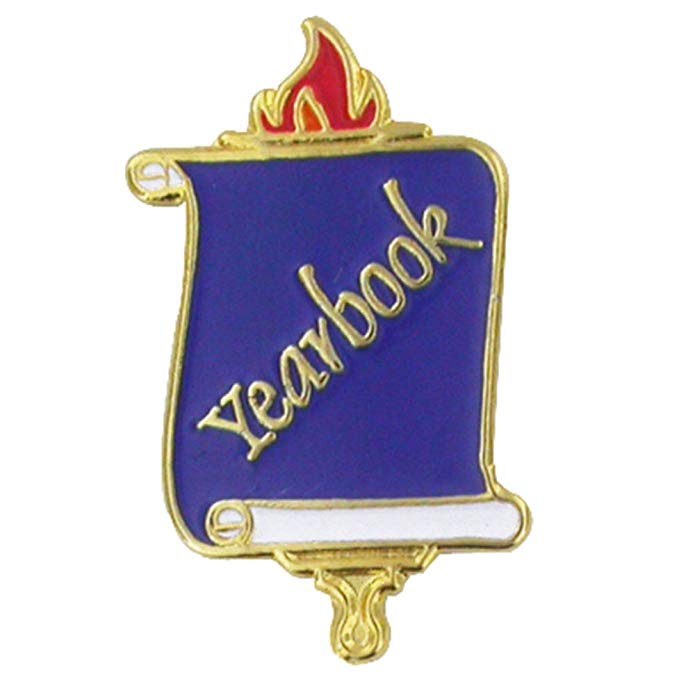 PinMart Yearbook Student School Teacher Enamel Lapel Pin