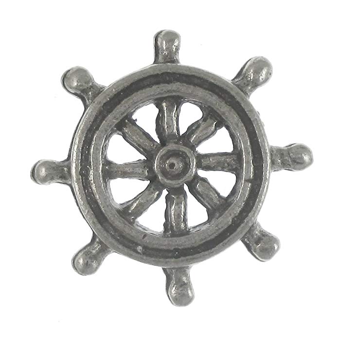 Jim Clift Design Ship's Wheel Lapel Pin