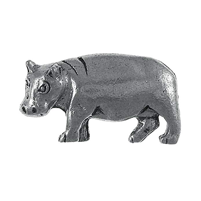 Jim Clift Design Hippopotamus Lapel Pin