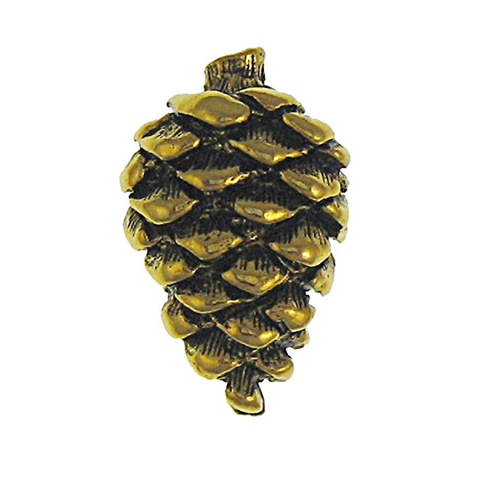 Jim Clift Design Pine Cone Gold Lapel Pin