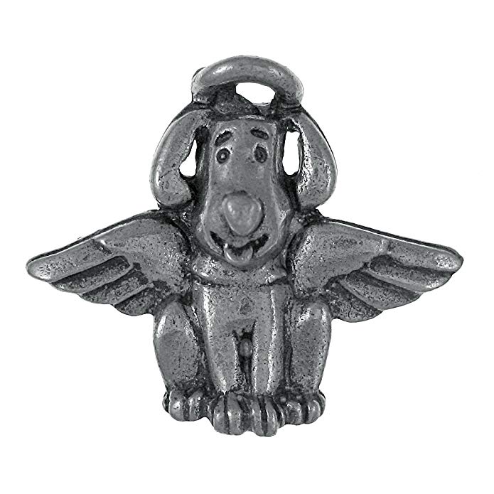 Jim Clift Design Dog Angel Lapel Pin