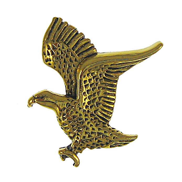 Jim Clift Design Bald Eagle Gold Lapel Pin