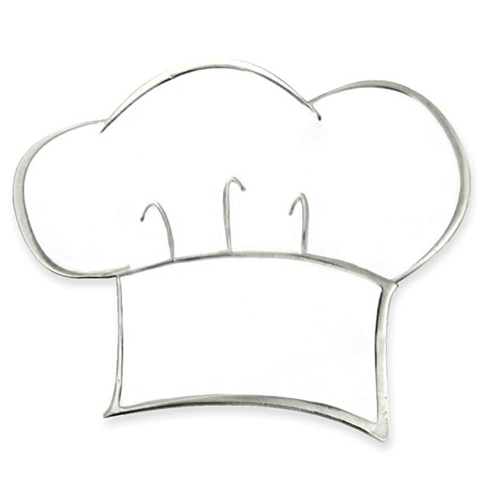 PinMart Chef's Baker's Hat Culinary Kitchen Enamel Lapel Pin