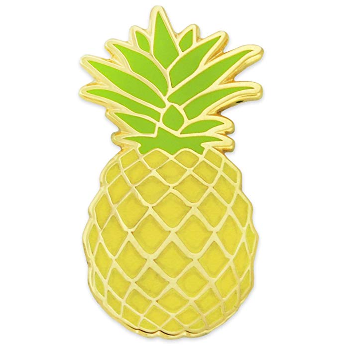 PinMart Culinary Hospitality Pineapple Fruit Enamel Lapel Pin