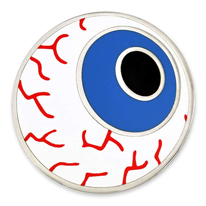 PinMart Human Eyeball Medical Halloween Fun Enamel Lapel Pin