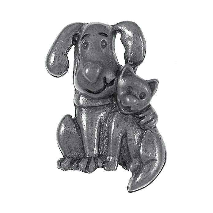 Jim Clift Design Dog and Cat Lapel Pin