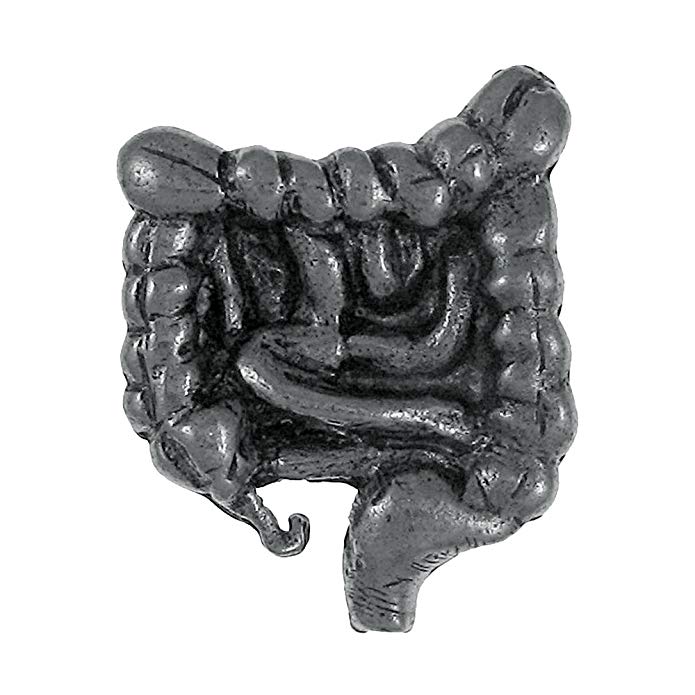 Jim Clift Design Intestines Lapel Pin