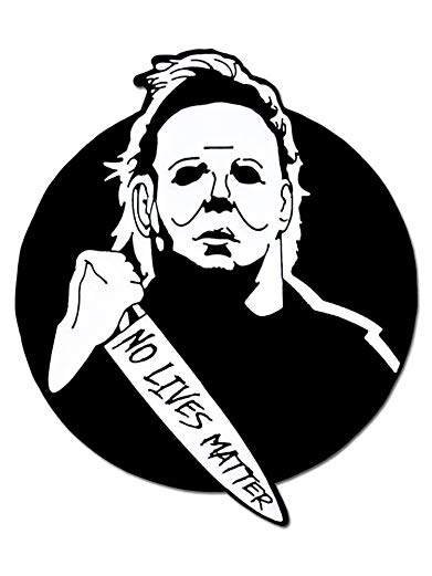 PinMart Michael Myers No Lives Matter Halloween Enamel Lapel Pin