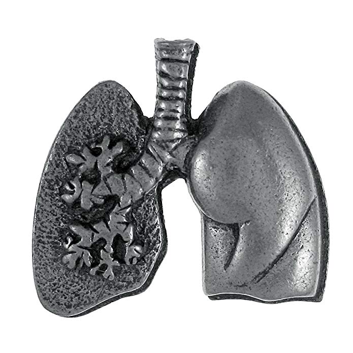 Jim Clift Design Lungs Lapel Pin