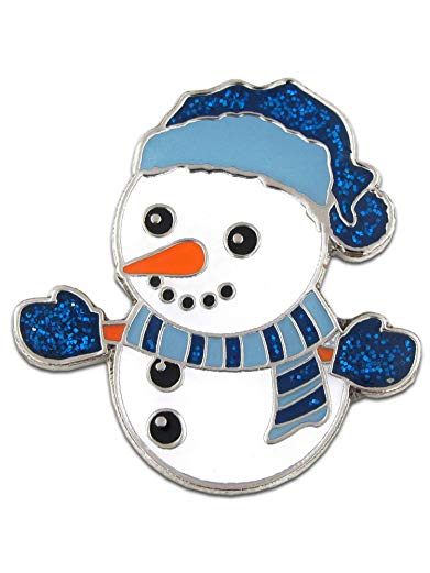 PinMart Christmas Snowman Holiday Brooch Lapel Pin