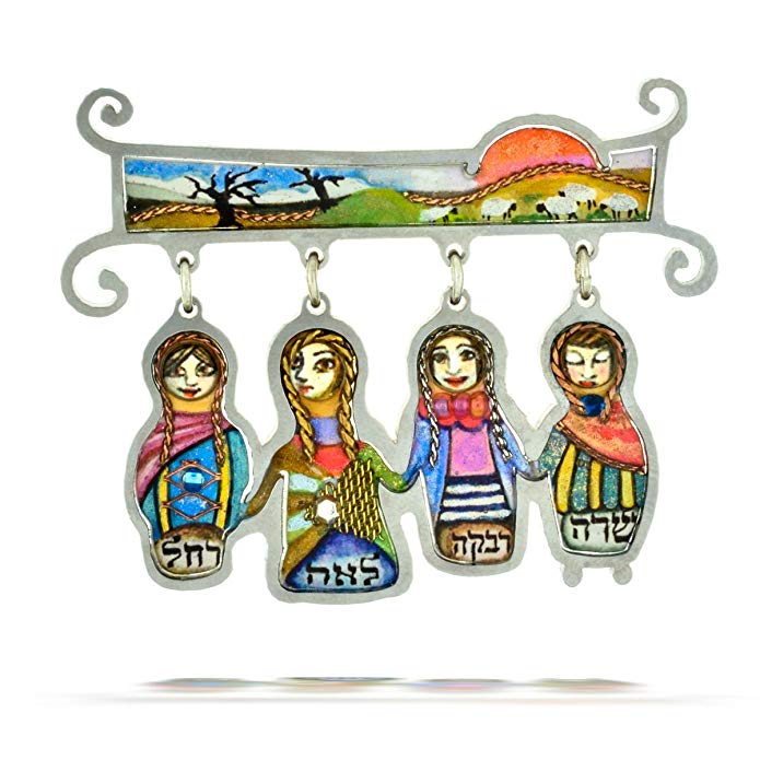 Seeka The Four Matriarchs Judaic Pin P0240