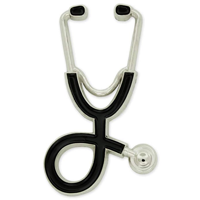 PinMart Medical Doctor Nurse Stethoscope Enamel Lapel Pin