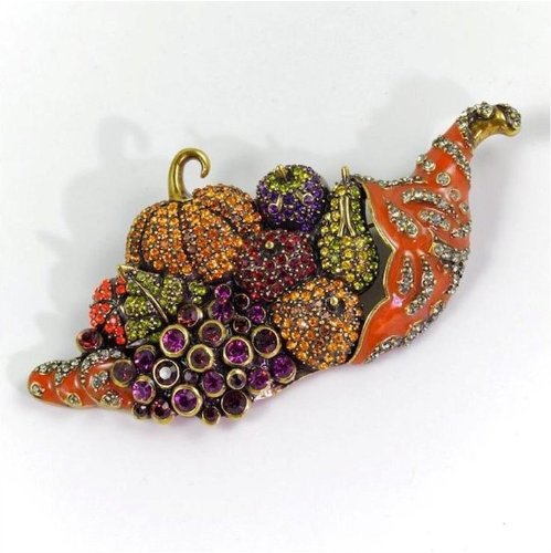 Heidi Daus Harvest Pin Brooch