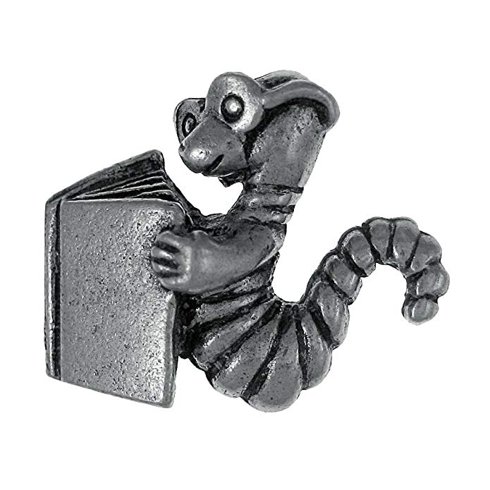 Jim Clift Design Bookworm Lapel Pin