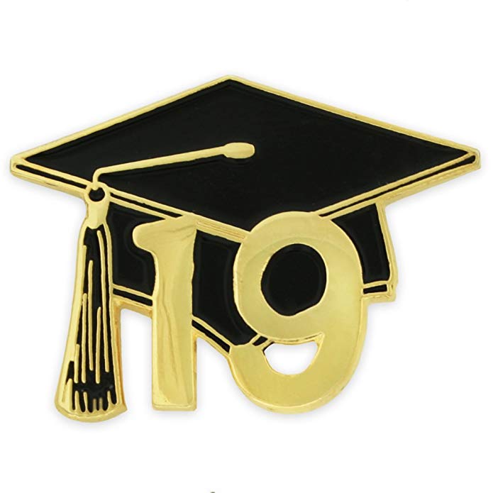 PinMart Class of 2019 Graduation Cap School Enamel Lapel Pin