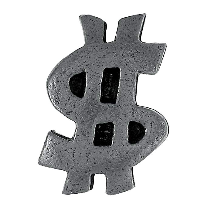 Jim Clift Design Dollar Sign Lapel Pin