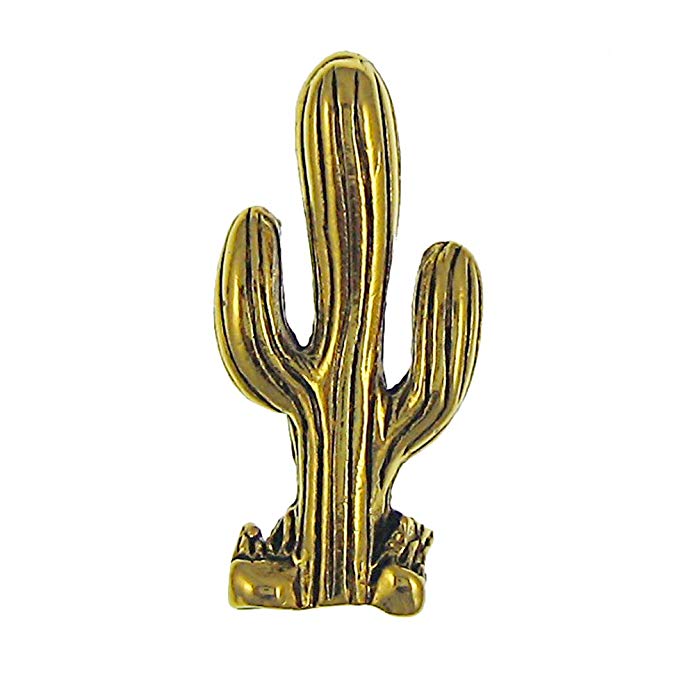 Jim Clift Design Cactus Gold Lapel Pin