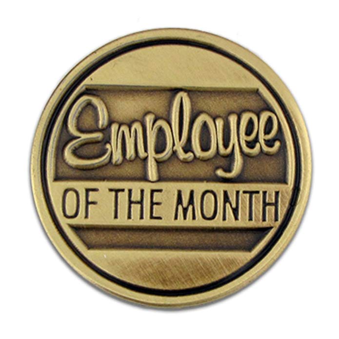 PinMart Employee of the Month Corporate Recognition Lapel Pin