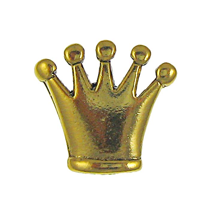 Jim Clift Design Crown Gold Lapel Pin