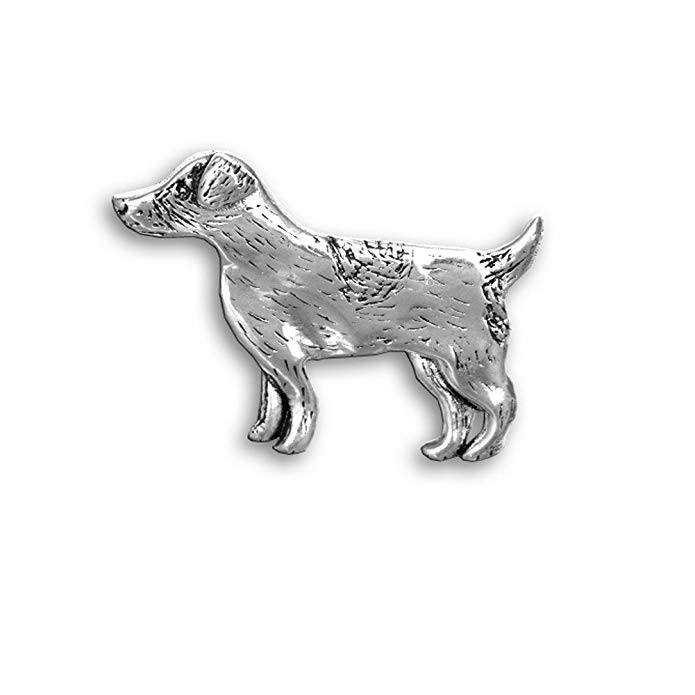 Sterling Silver Jack Russell Pin by The Magic Zoo