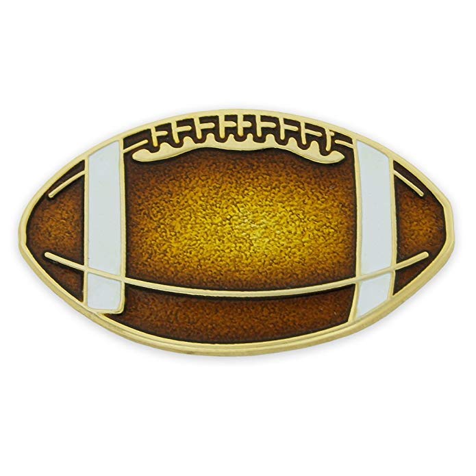 PinMart Football Sports Enamel Lapel Pin