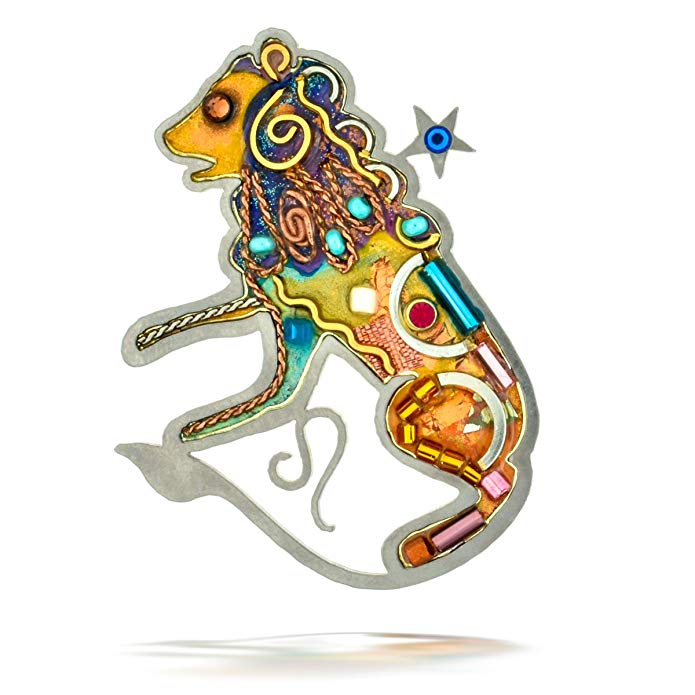 The Artazia Collection Seeka Fierce Leo the Lion Zodiac Pin P0909