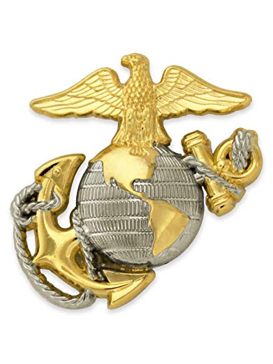 PinMart U.S. Marine Corps Emblem Military Lapel Pin